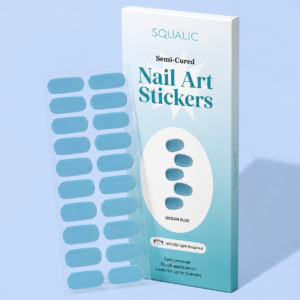 SQUALIC Ocean Blue Nail Stickers