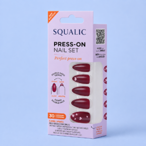 SQUALIC Elegant Press-On Nail Set